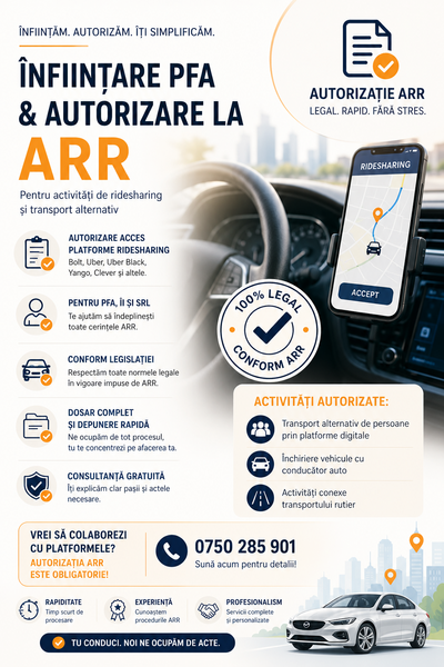 Infiintare PFA/SRL,
